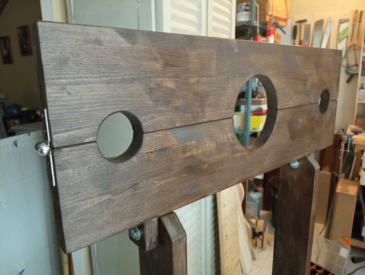 Wooden Bondage Pillory - Demountable BDSM Dungeon furniture