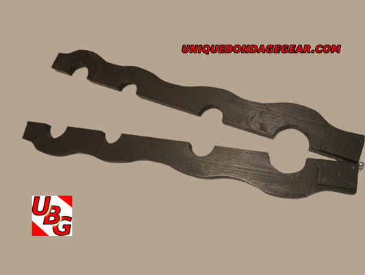 wooden bondage stock for wrists and ankles