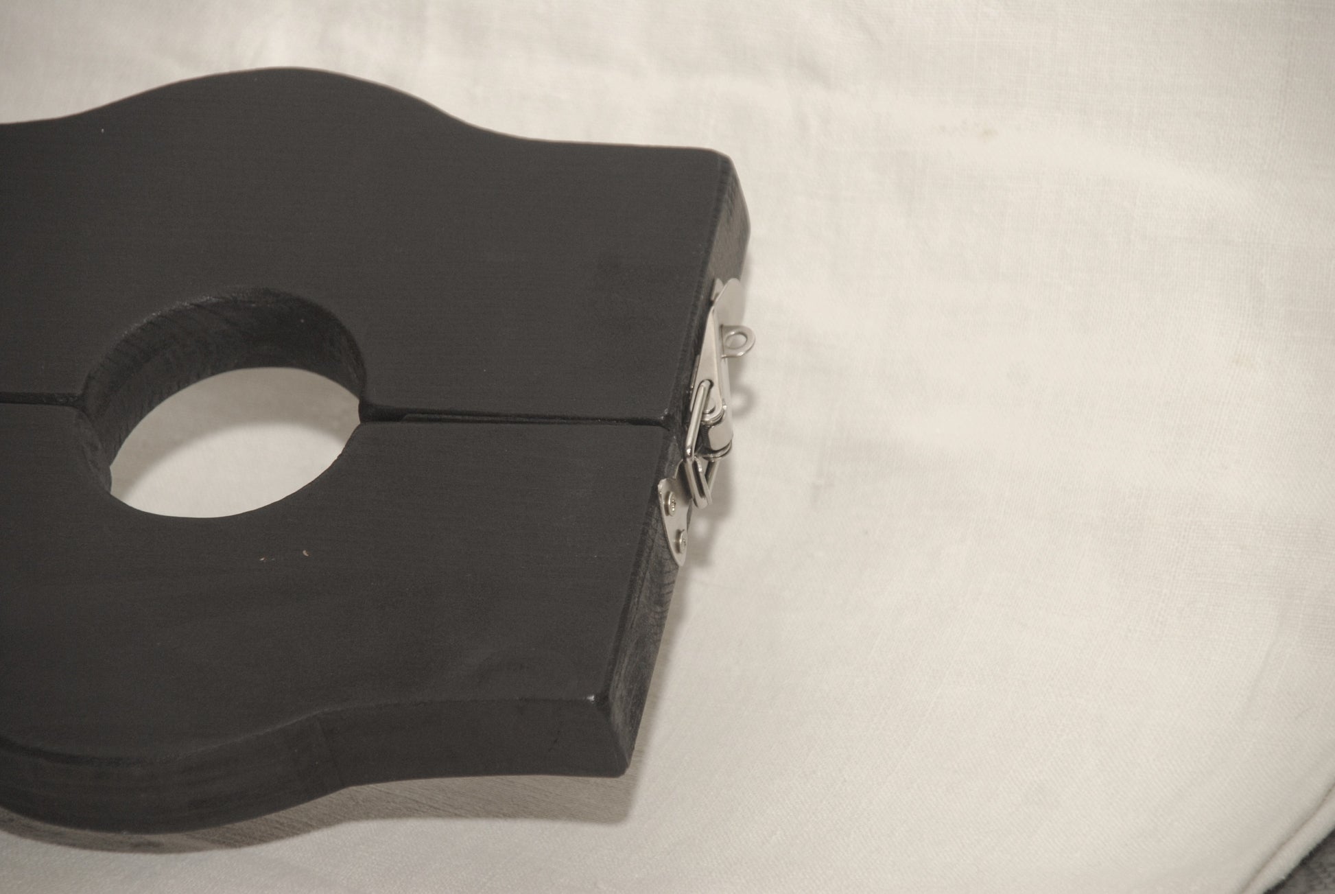handcrafted bondage stock with polished finish