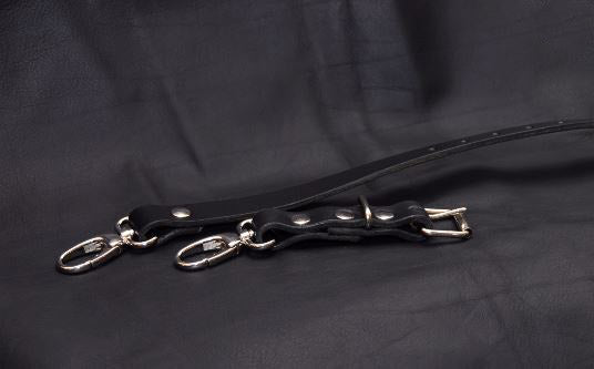 Wrists-to-Neck Bondage Harness with Lockable Collar and Wrist Restraints - BDSM