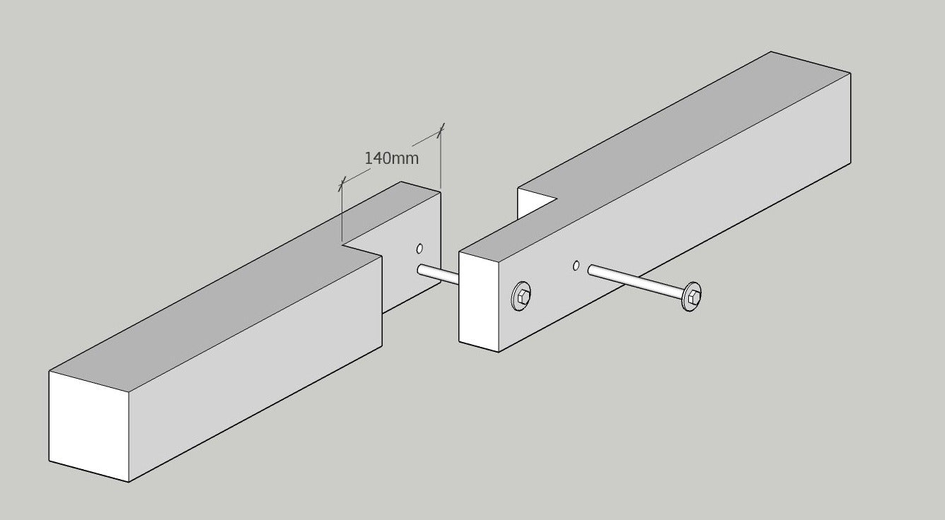 Modular portable suspension frame disassembled for easy transport and storage.