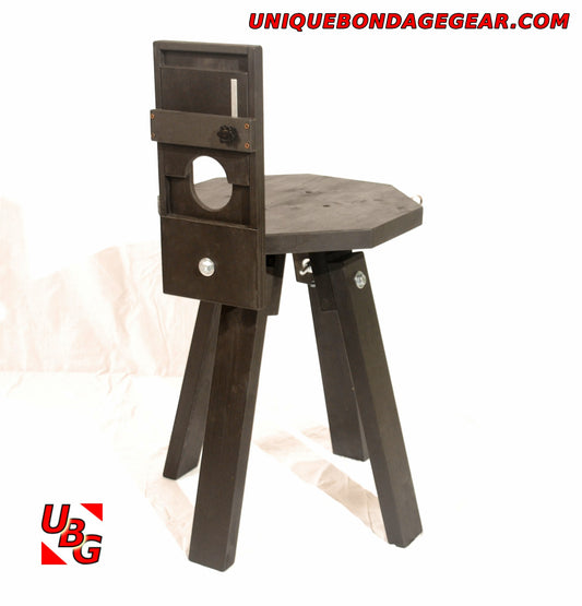 octagon bdsm cbt chair with snap links for restraints