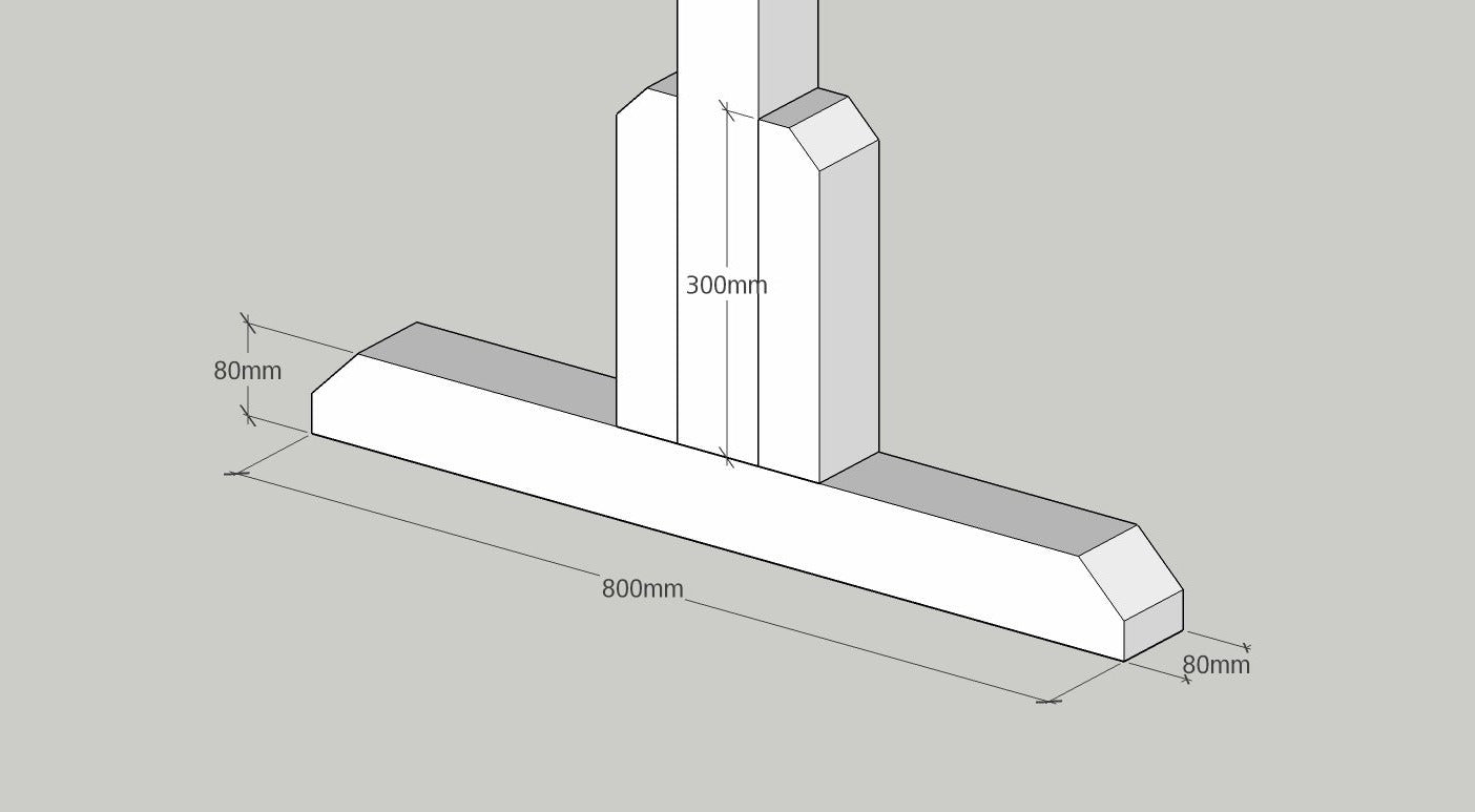 Dimensions of the freestanding wooden BDSM suspension frame measuring 220 × 270 cm.